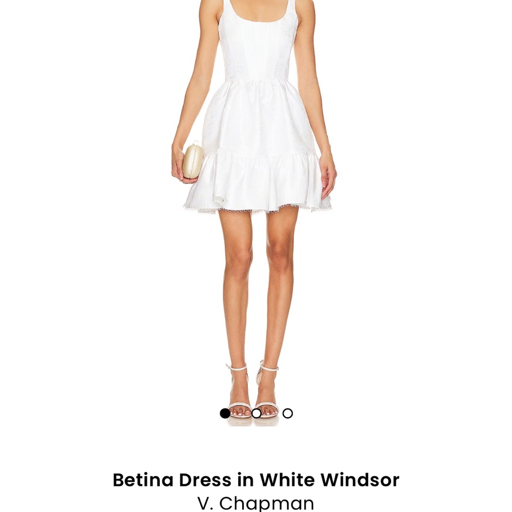 V. Chapman Betina Dress in White